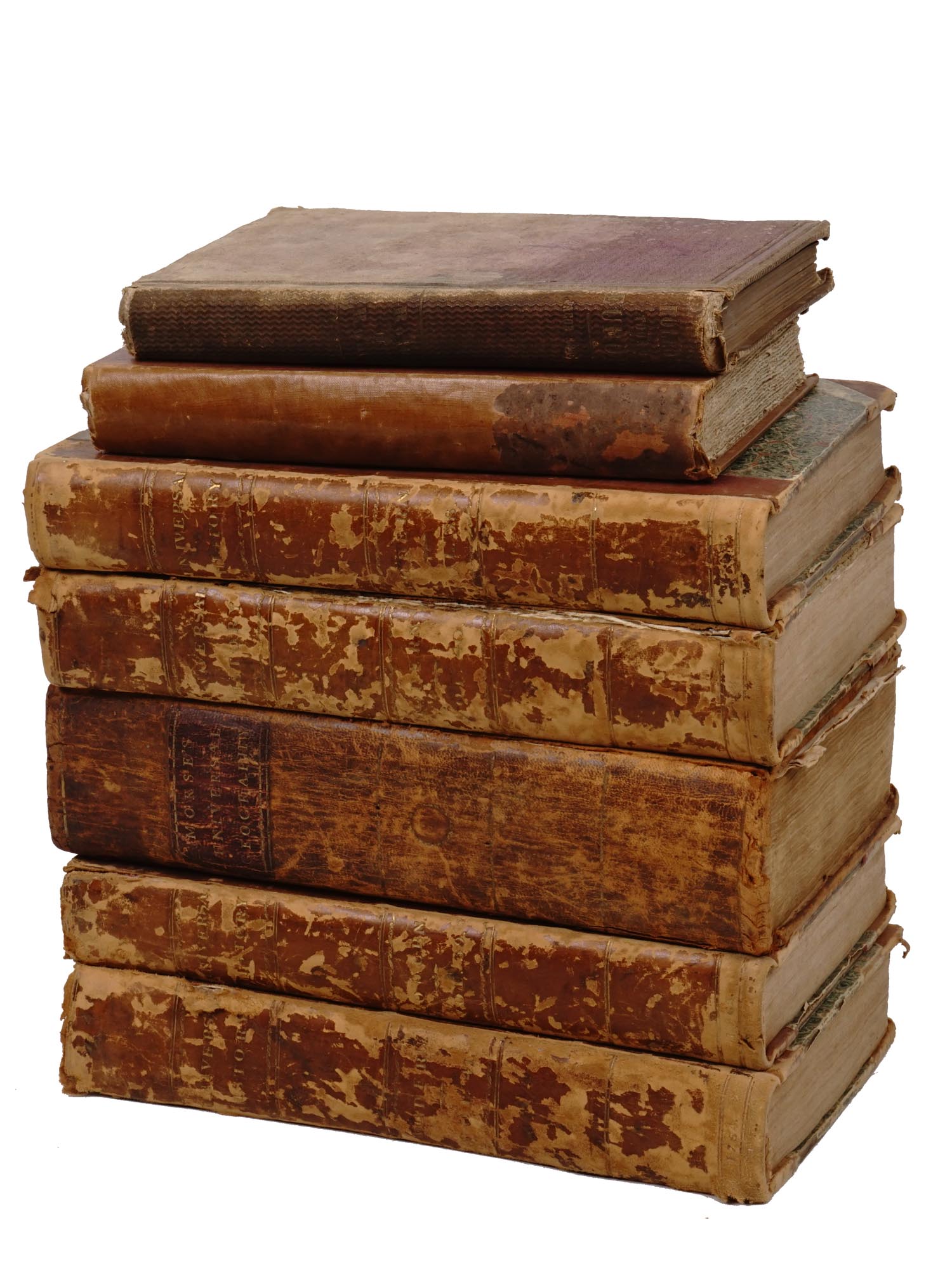 GROUP OF ANTIQUE GEOGRAPHICAL HISTORICAL BOOKS PIC-0